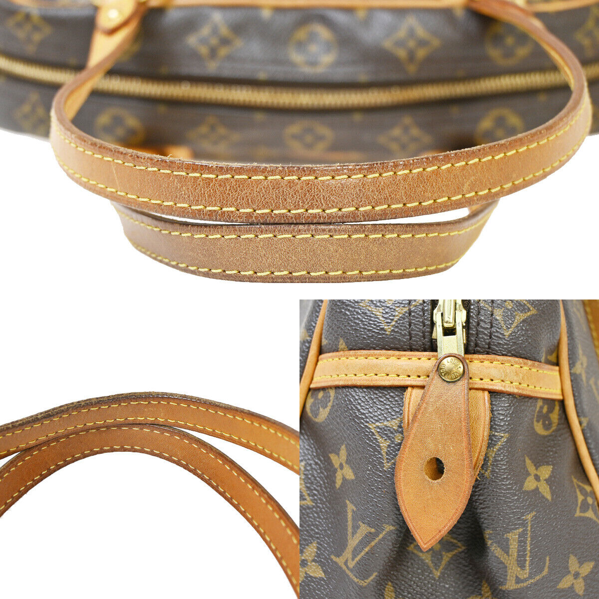 LOUIS VUITTON Montorgueil PM Shoulder Bag Monogram Leather Brown M95565 18YE385