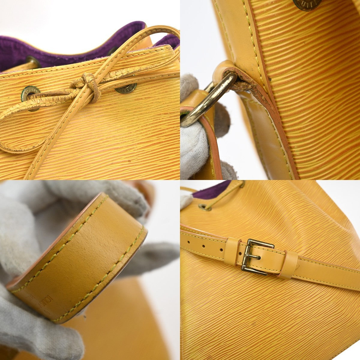 LOUIS VUITTON Petit Noe Drawstring Shoulder Bag Epi Leather YW M44107 31PA015