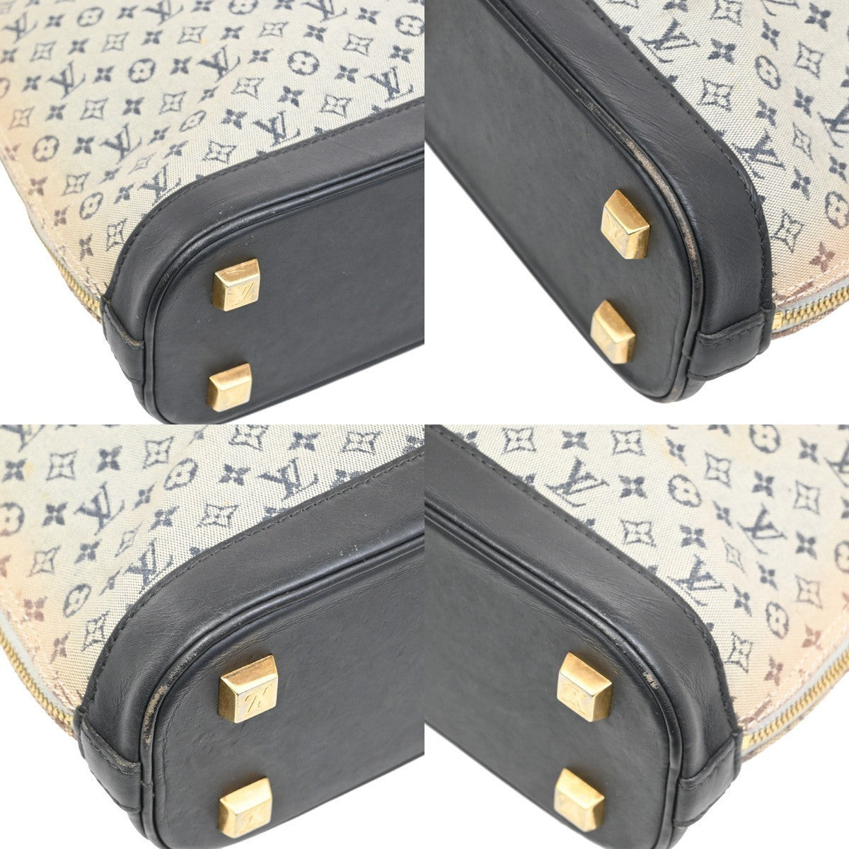 LOUIS VUITTON Alma Haut Hand bag Monogram Mini Canvas Leather BE M92203 31KB537