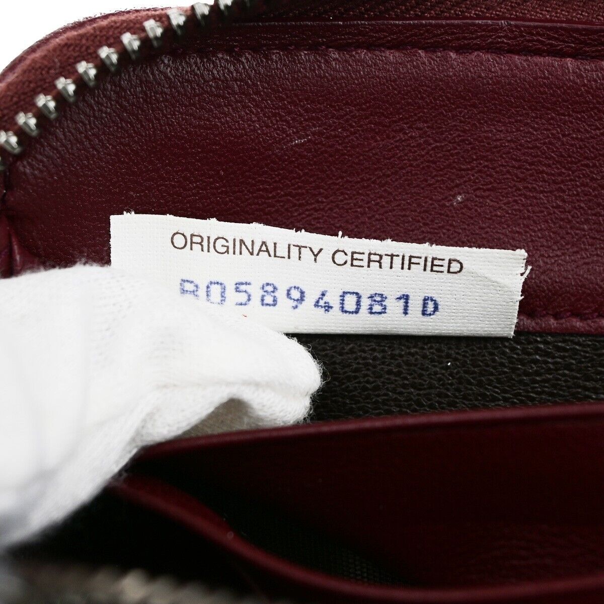 BOTTEGA VENETA Intrecciato Long Zippr Around Wallet Purse Leather BX 65YF841