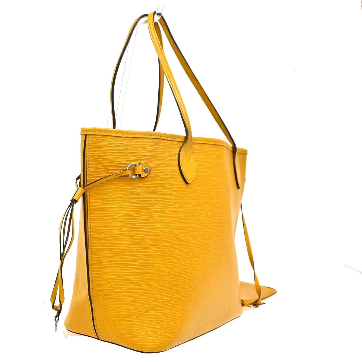 LOUIS VUITTON Neverfull MM Shoulder Tote Bag Epi Leather Yellow M40957 26CA473