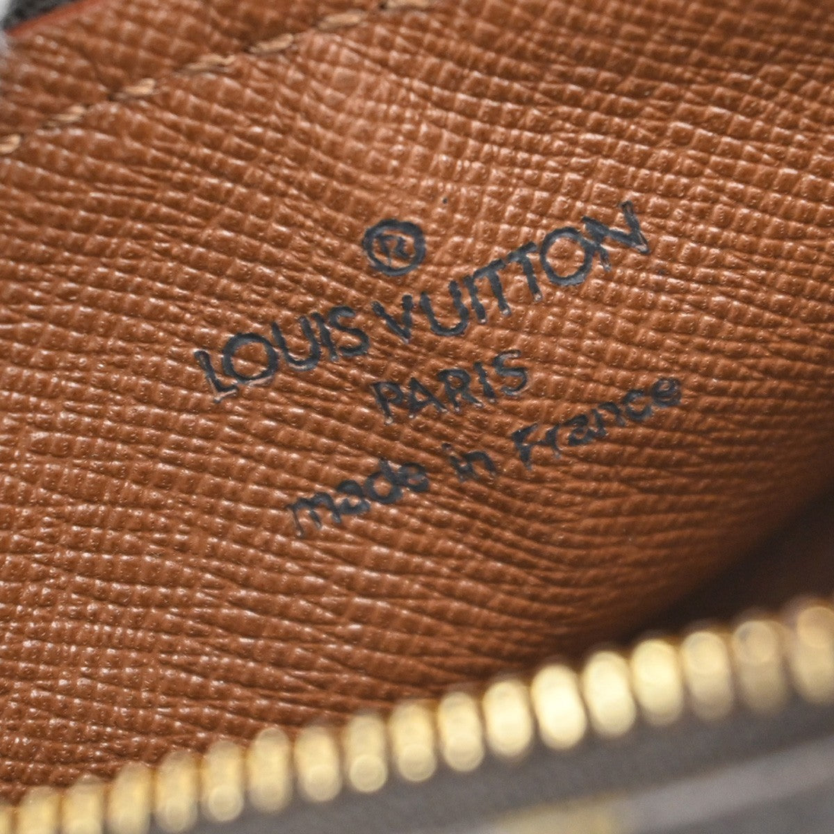 LOUIS VUITTON Pochette Papillon Hand Bag Monogram Leather Brown M51380 62EG018