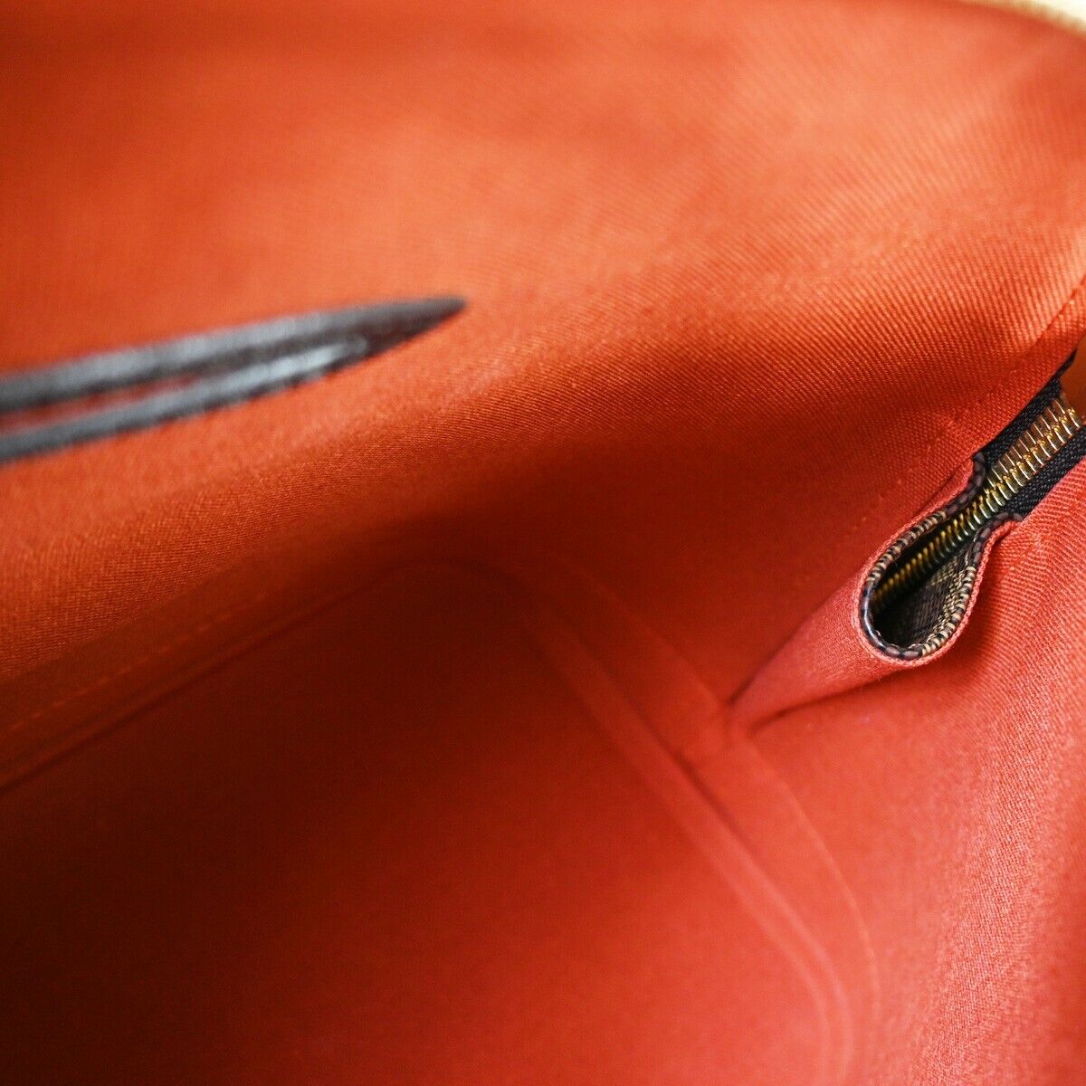 LOUIS VUITTON LV Logo Alma Hand Bag Damier Ebene Leather Brown N51131 667RJ743