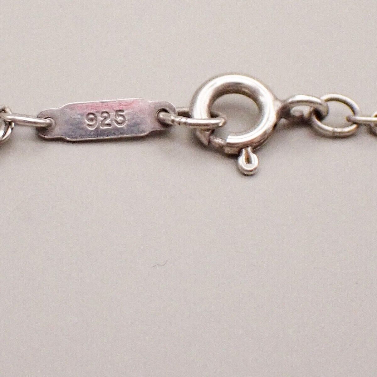 TIFFANY & CO. Open Heart 22mm Chain Necklace Ag 925 Elsa Peretti Silver 02YG729