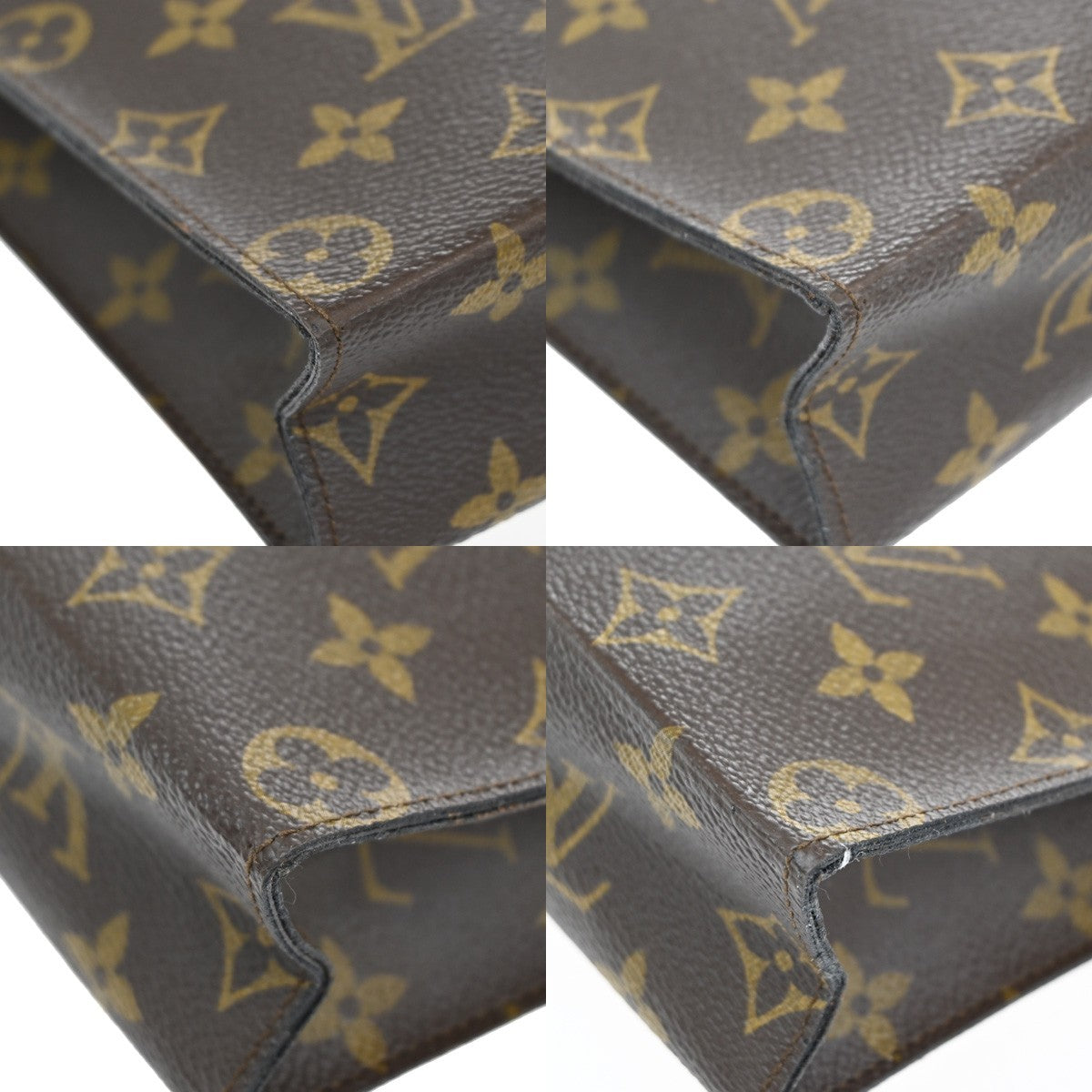 LOUIS VUITTON Poche Toilette 26 Clutch Hand Bag Monogram Leather M47542 65CA333