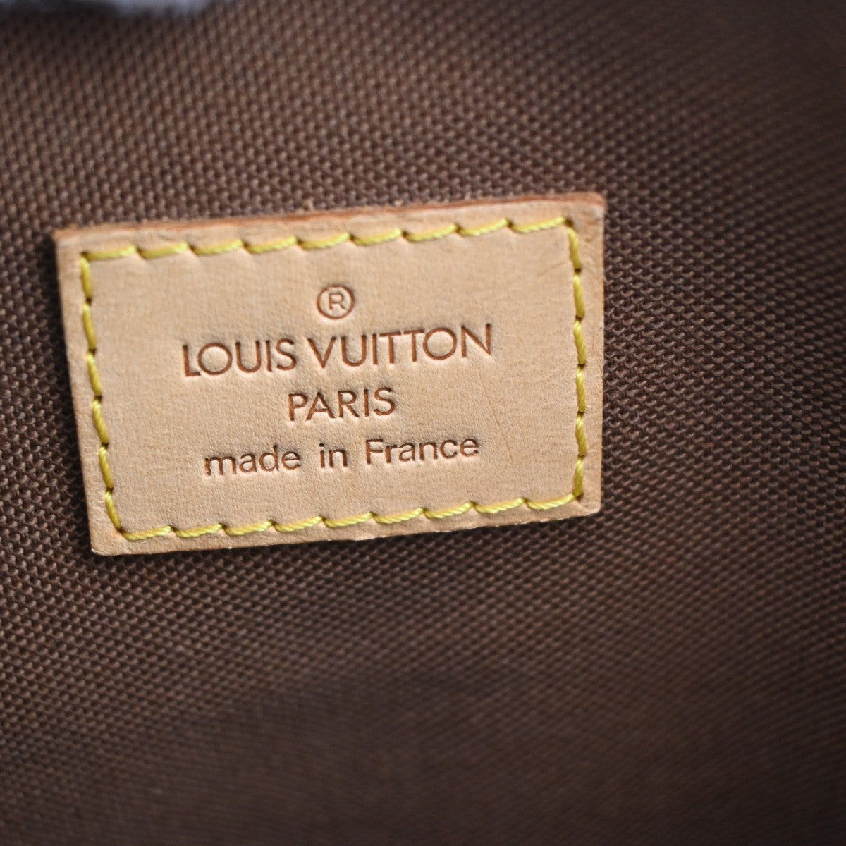 LOUIS VUITTON Batignolles Tote Hand Bag Monogram Leather Brown M51156 17TA054