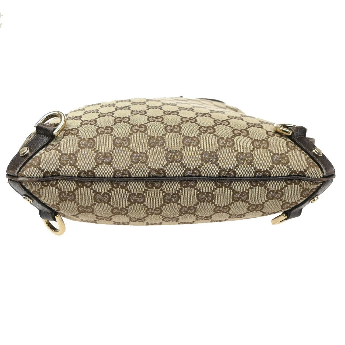 GUCCI Logo Abbey GG Pattern Shoulder Bag Canvas Leather BN BE GHW Italy 05MA666
