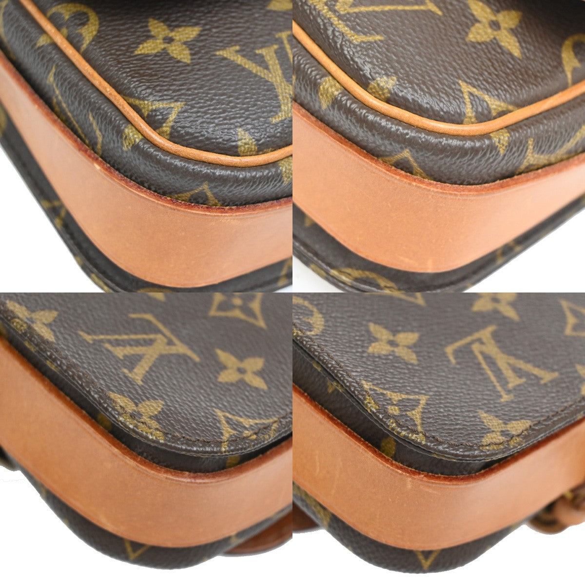 LOUIS VUITTON Mini Cartouchiere Shoulder Bag Monogram Leather BN M51254 62TA010