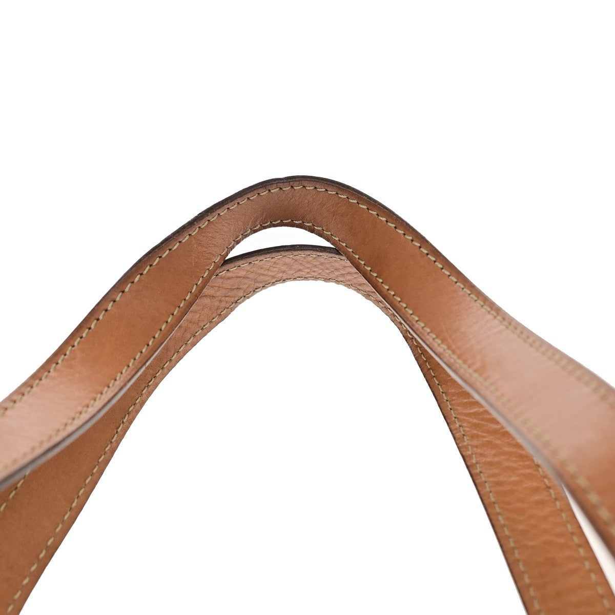 CELINE Logo Macadam Pattern Shoulder Tote Bag PVC Leather Brown GHW 35KD192