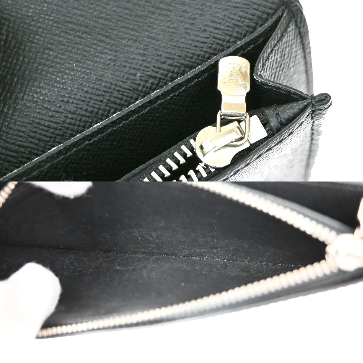 LOUIS VUITTON Brazza Long Bifold Wallet Damier Graphite Black N62665 35YH229