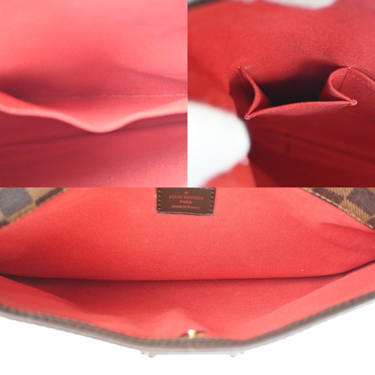 LOUIS VUITTON Bloomsbury PM Shoulder Bag Damier Leather Brown N42251 11TA477
