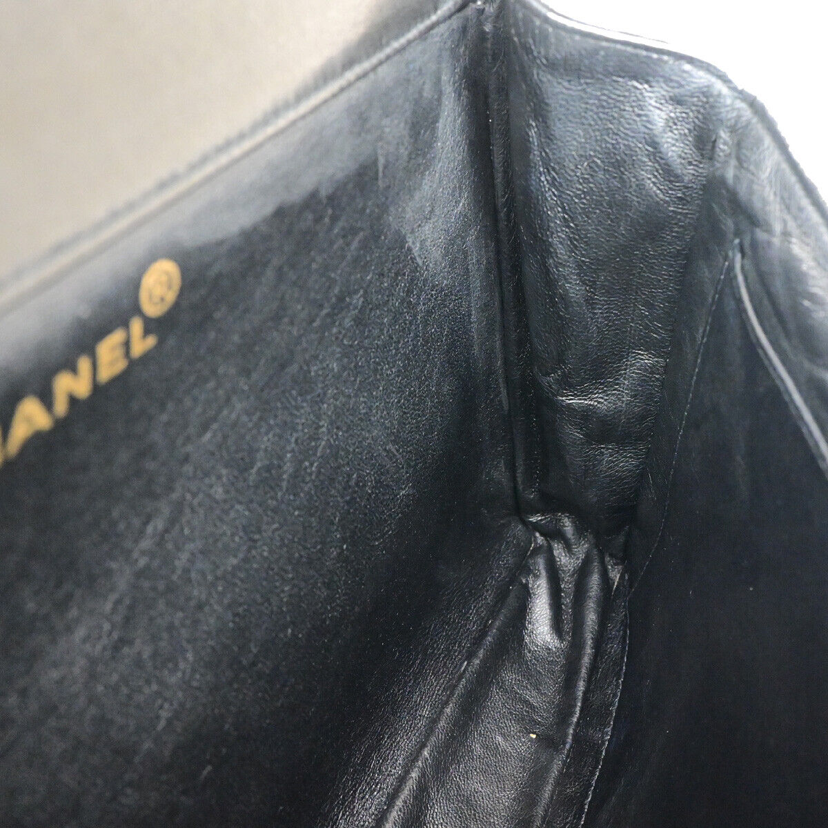 CHANEL CC Matelasse 30 Both Flap Chain Shoulder Bag Leather Black GHW 823RJ921