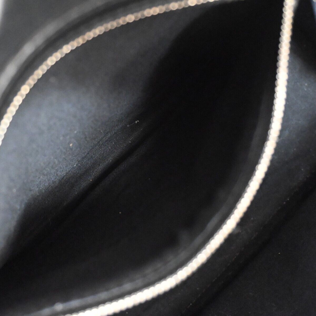 BALENCIAGA Logo Hardware Small Tote Bag Hand Bag Leather Black Italy 18GA901