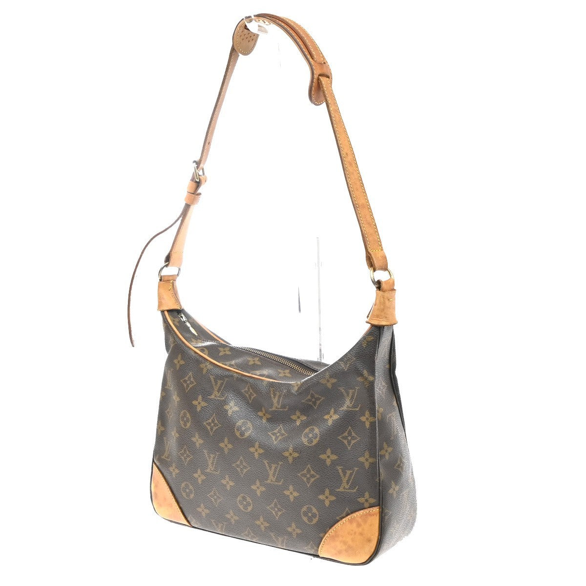 LOUIS VUITTON Boulogne 30 Shoulder Bag Monogram Leather Brown M51265 84YJ279