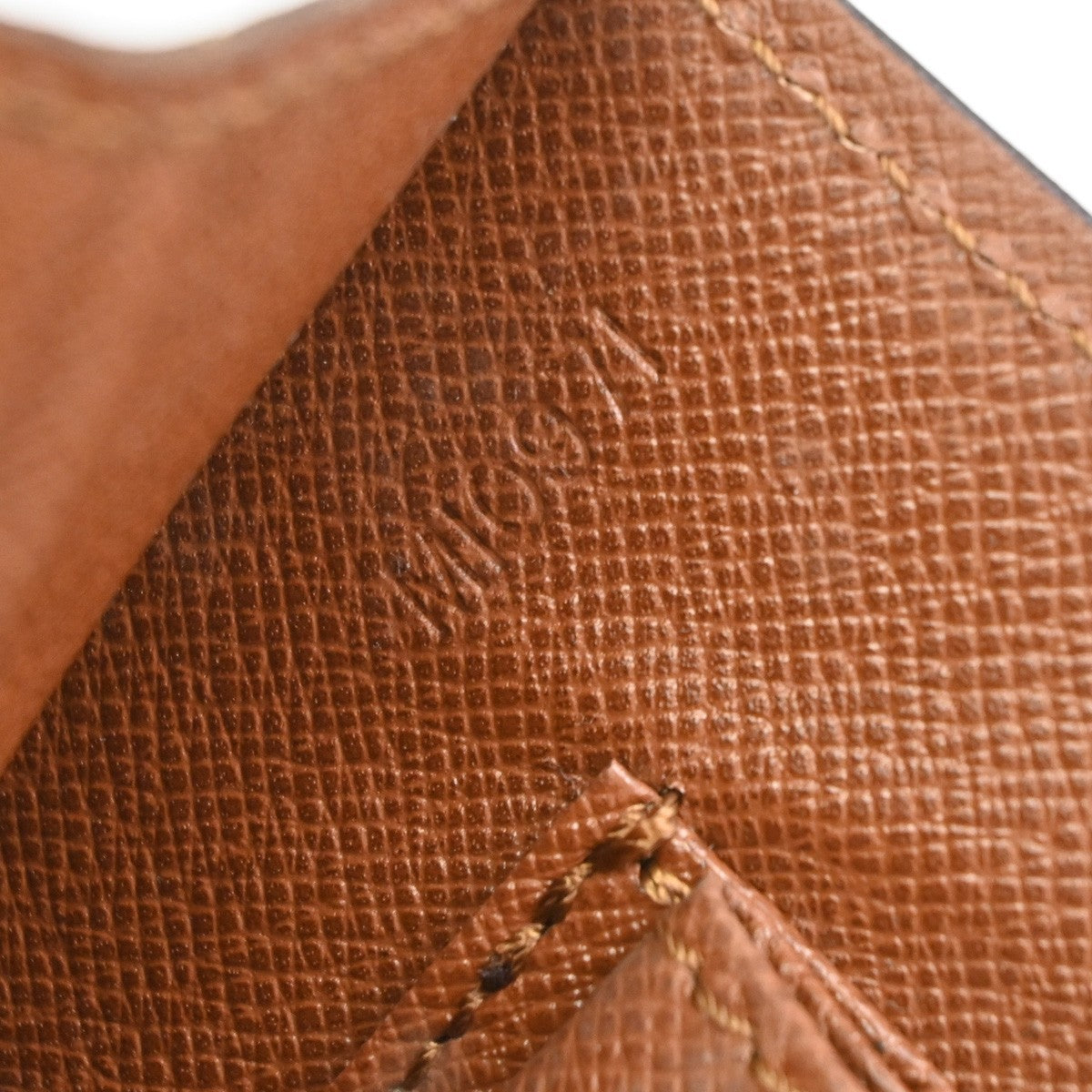 LOUIS VUITTON Concorde Hand Bag Monogram Leather Brown France M51190 89MA598