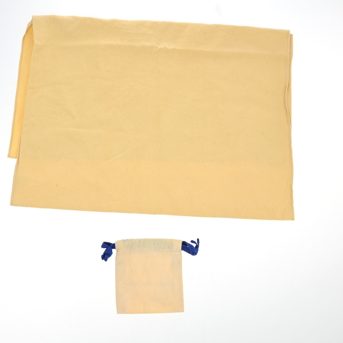 LOUIS VUITTON Logo 20 Set Drawstring Dust Bag Canvas Cotton Beige Brown 63EG383