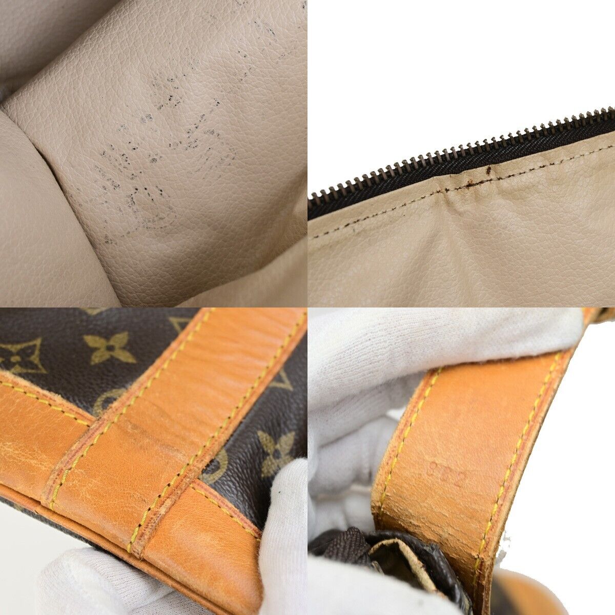 LOUIS VUITTON Cruiser 50 Travel Hand Bag  Monogram Leather Brown M41137 70EC890