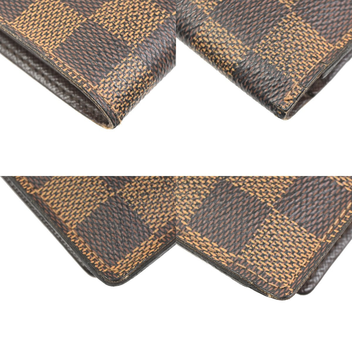 11.Live LOUIS VUITTON Portefeuille Marco Wallet Damier Leather N61675 66KC307