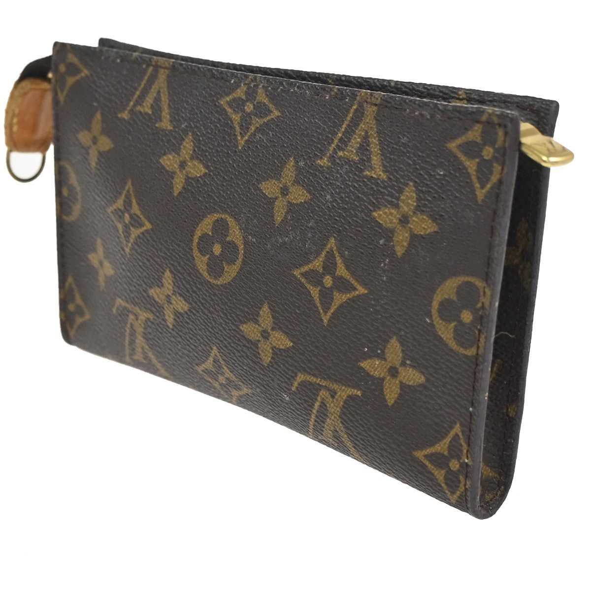 LOUIS VUITTON BUCKET PM Mini Clutch Pouch Bag Monogram Leather France 02KC735