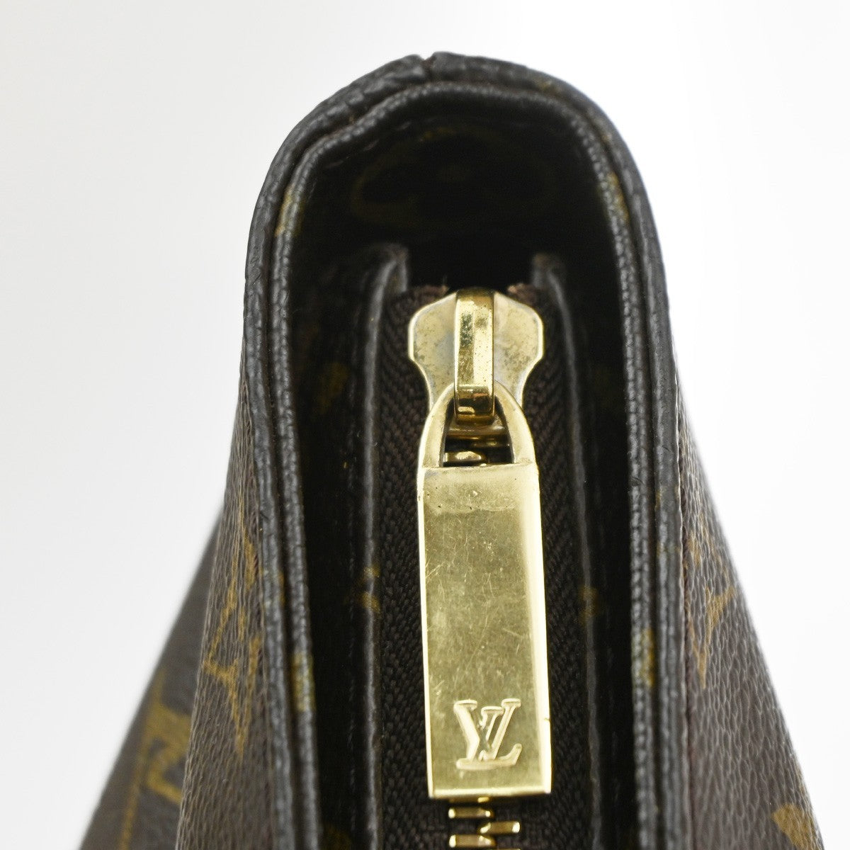 LOUIS VUITTON Cabas Piano Shoulder Bag Monogram Leather Brown M51148 35MA535