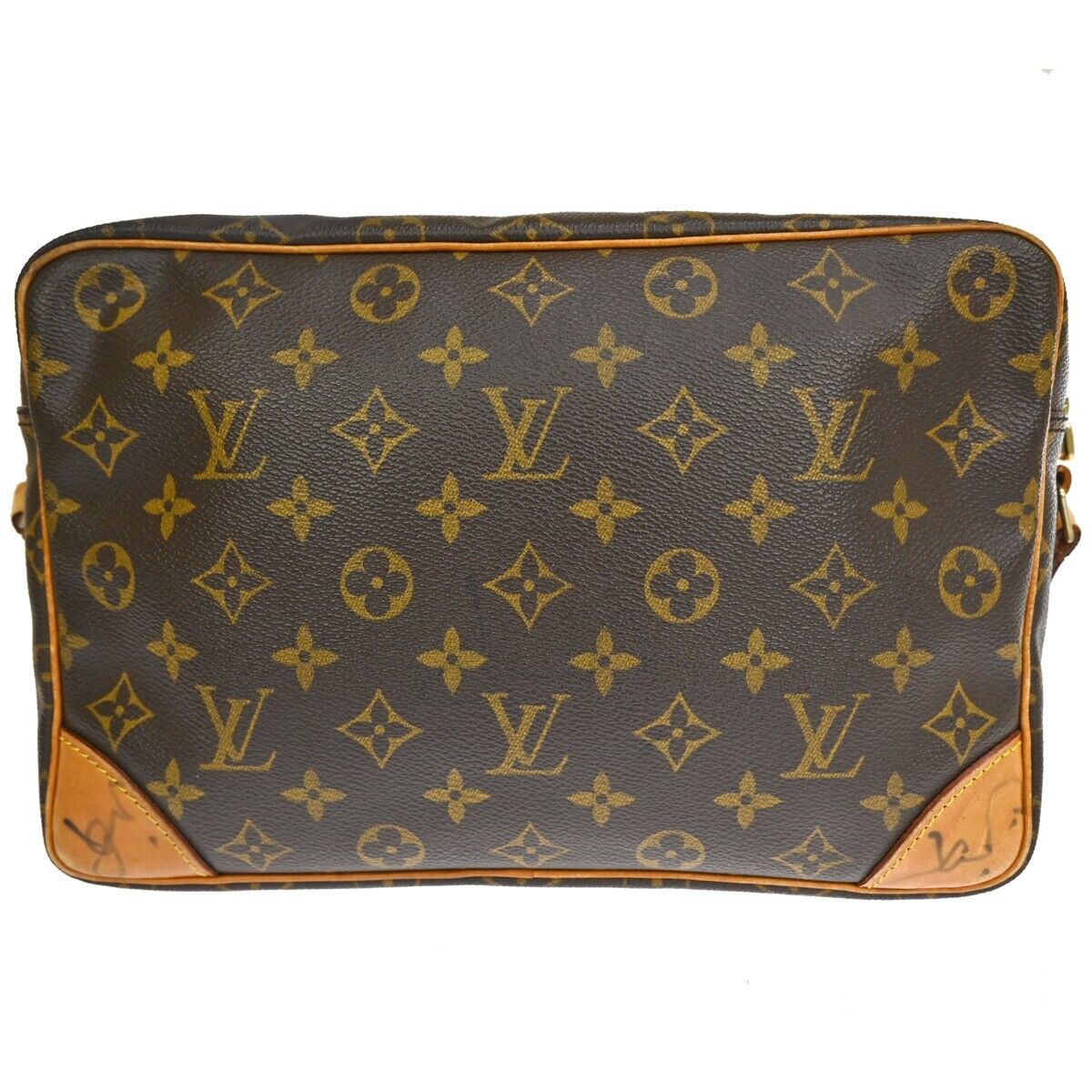 LOUIS VUITTON Trocadero 30 Shoulder Bag Monogram Leather Brown M51272 32EA282