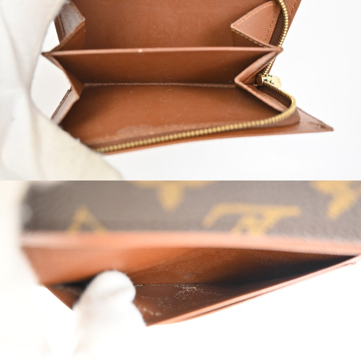 LOUIS VUITTON Porte Monnaie Billets Tresor Wallet Monogram Brown M61730 09ZA134