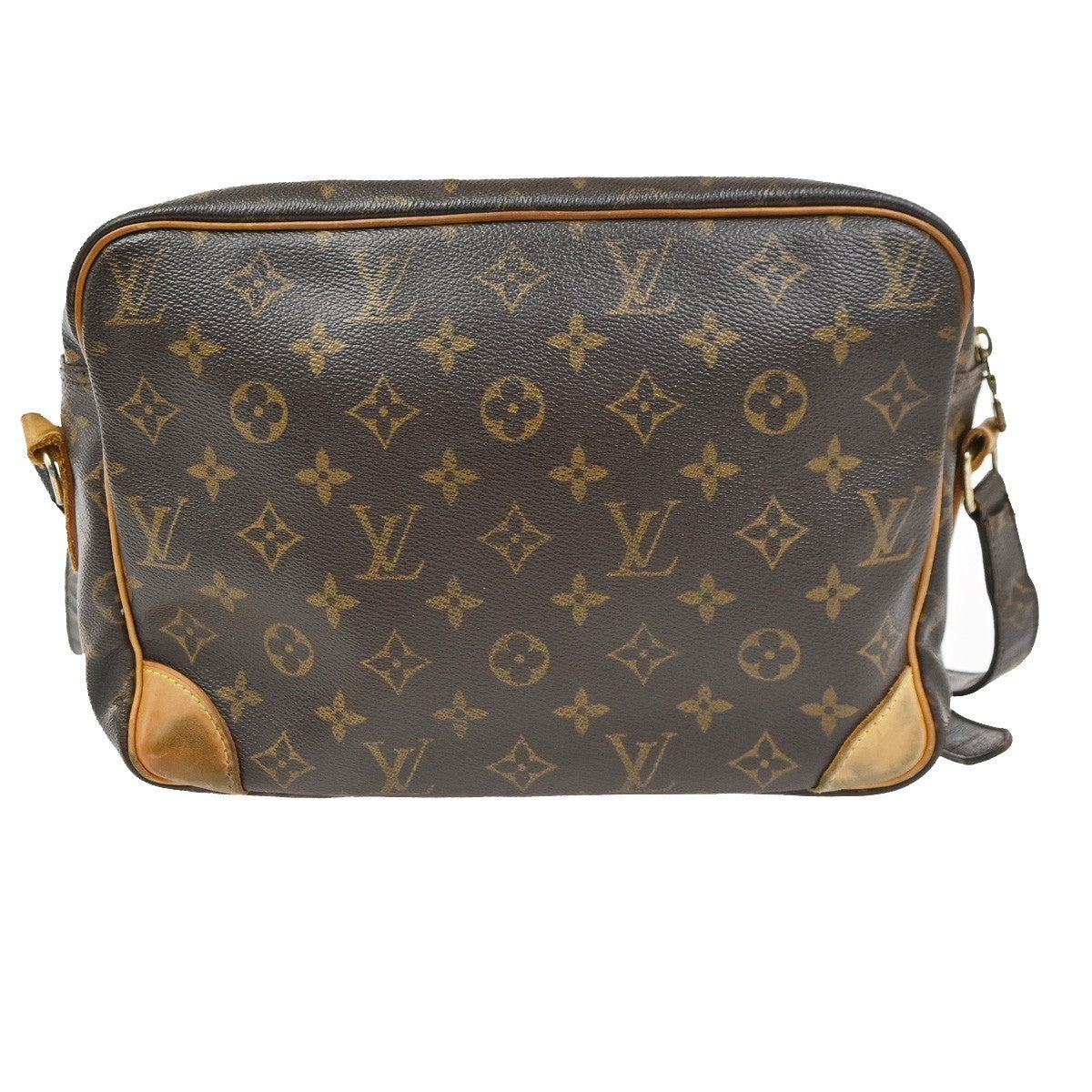 LOUIS VUITTON Nile Crossbody Shoulder Bag Monogram Leather Brown M45244 35CB012