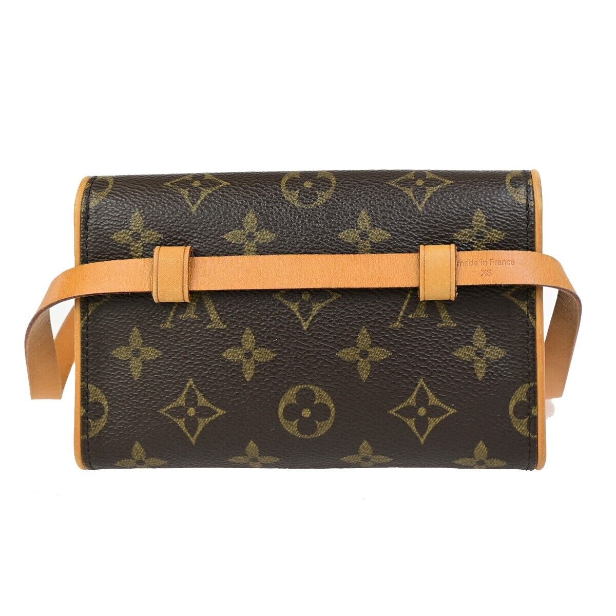 LOUIS VUITTON Pochette Florentine Bum Bag Monogram Leather Brown M51855 80FB261