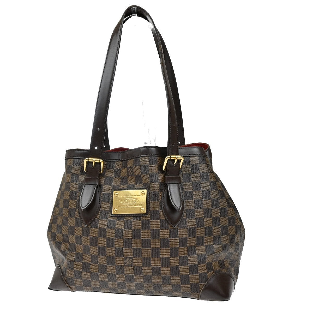 LOUIS VUITLOUIS VUITTON Hampstead MM Shoulder Bag Damier Leather N51204 16KB478