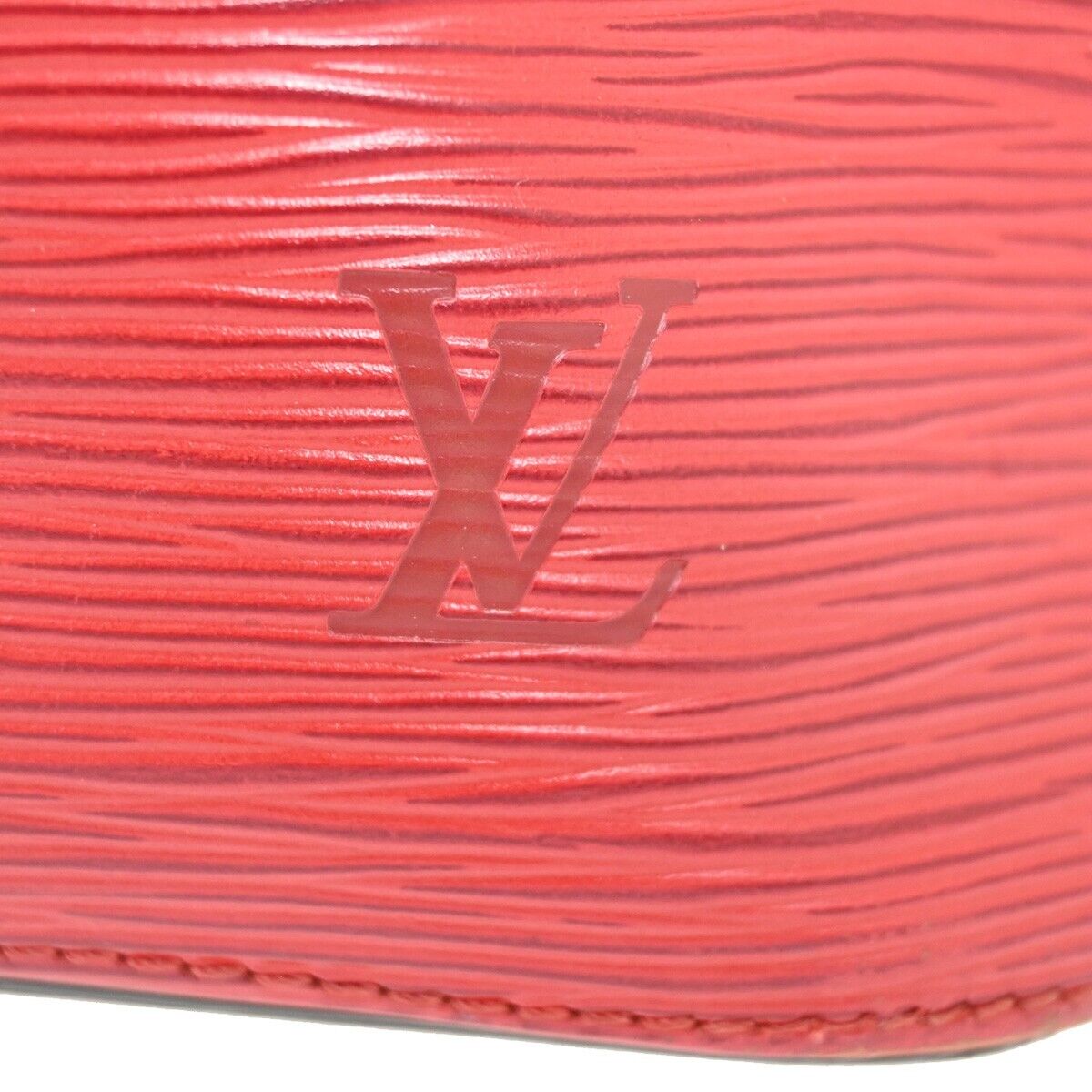 LOUIS VUITTON Bicolor Petit Noe Drawstring Shoulder Bag Epi RD BK M44172 34YD224