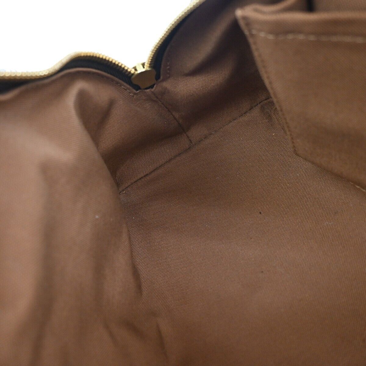 LOUIS VUITTON Rivette Shoulder Bag Studs Monogram Leather Brown M40140 21YE234