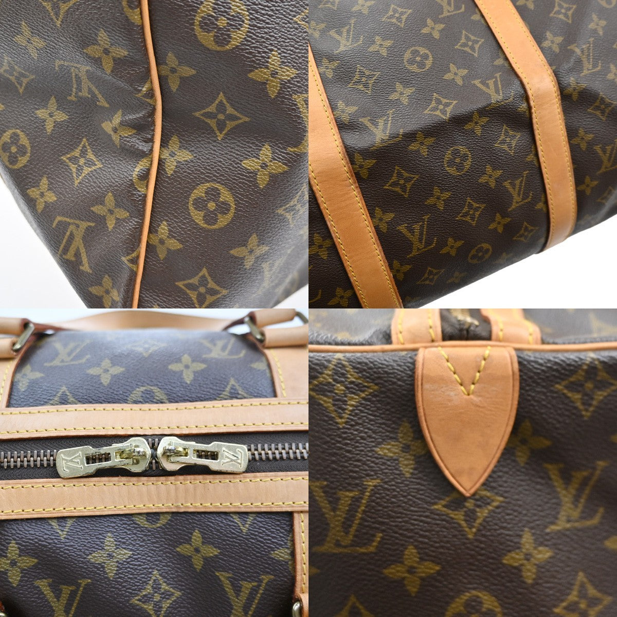 LOUIS VUITTON Sac Souple 45 Travel Hand Bag Monogram Leather BN M41624 72CA982