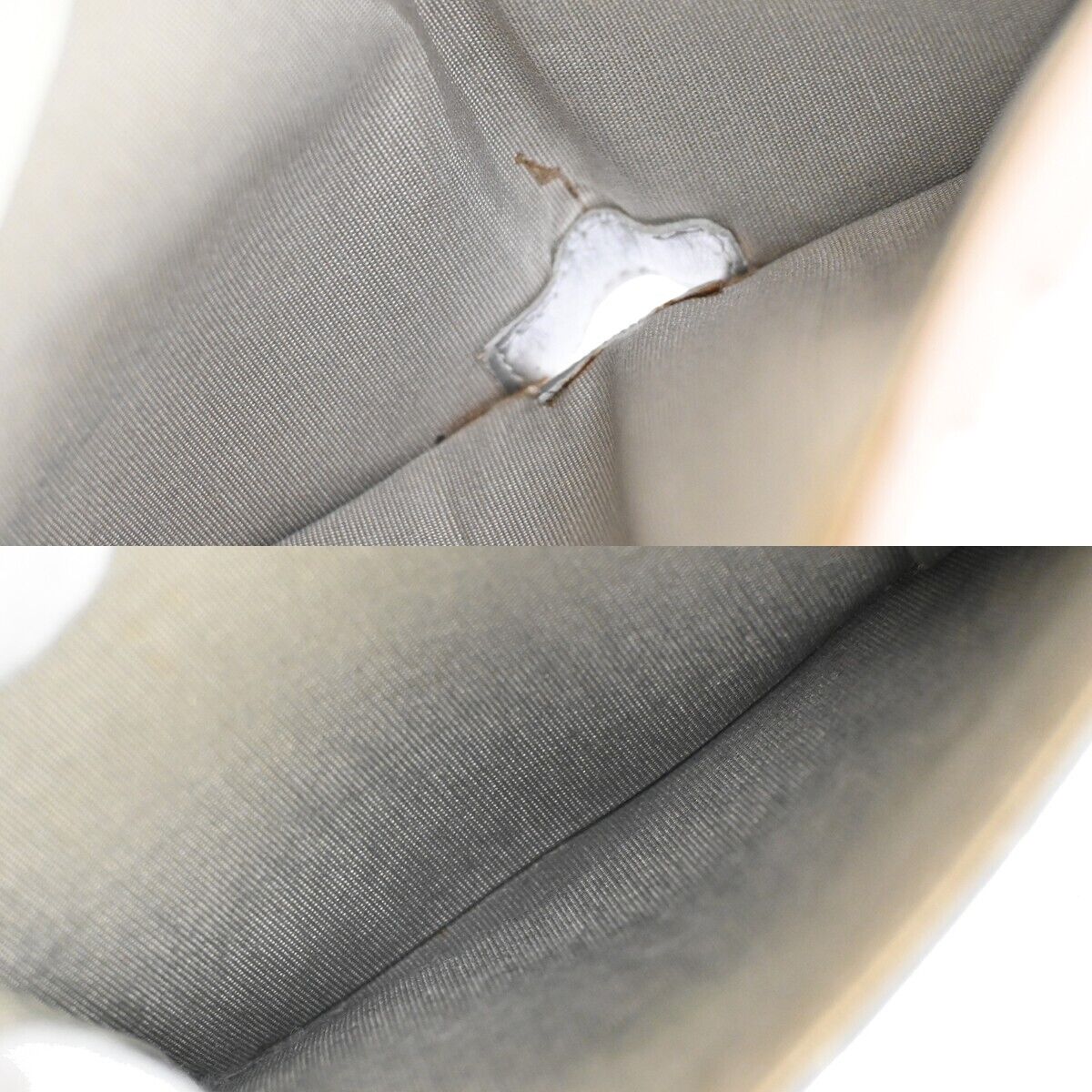 CHANEL CC Logo Matelasse Bifold Wallet Purse Leather Silver SHW Italy  04HB384