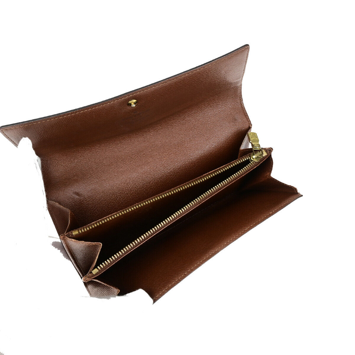 LOUIS VUITTON Porte Monnaie Credit Long Wallet Monogram Leather M61725 04YG535