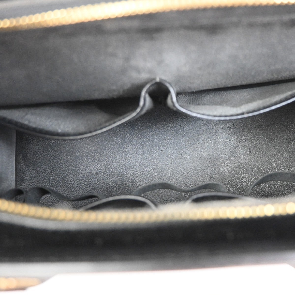 LOUIS VUITTON LV Logo Riviera Hand Bag Epi Leather Black France M48182 33KD051