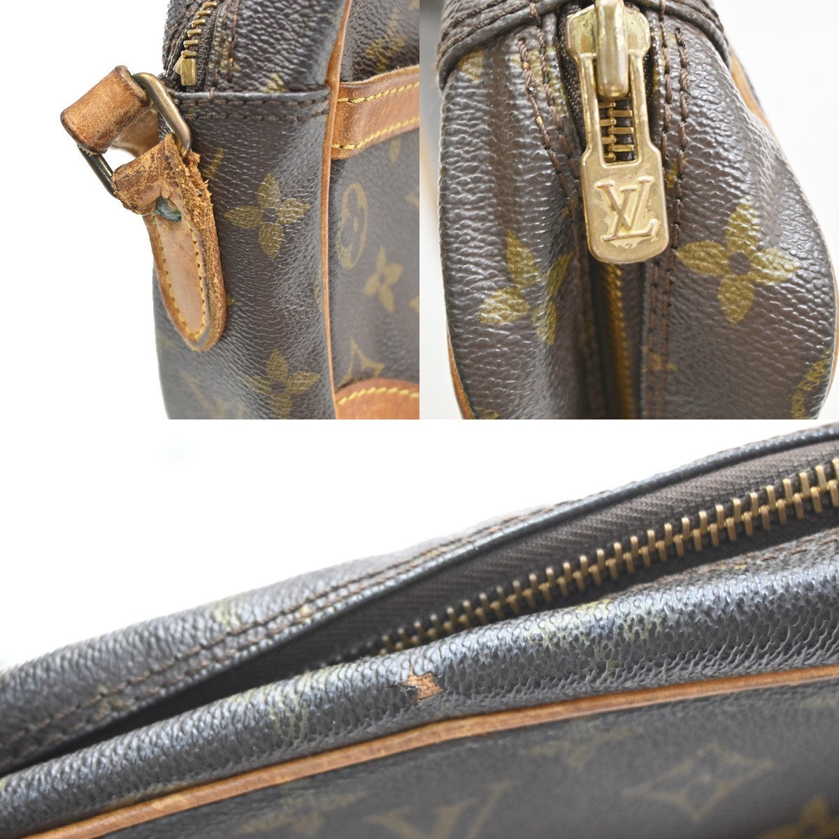 LOUIS VUITTON Trocadero 27 Shoulder Bag Monogram Leather Brown M51274 65PA043