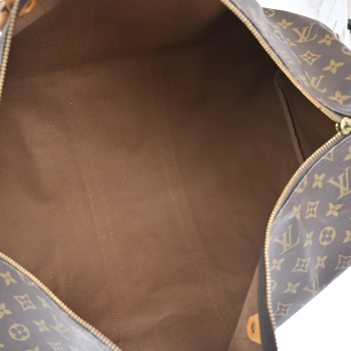 LOUIS VUITTON Keepall 55 Travel Hand Bag Monogram Leather Brown M41424 67DA057
