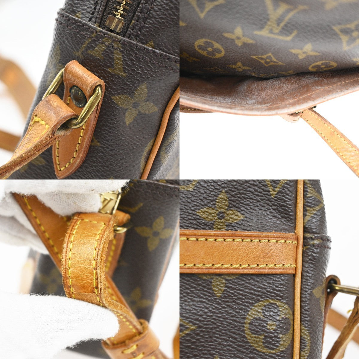 LOUIS VUITTON Trocadero 27 Shoulder Bag Monogram Leather Brown M51274 34KD218