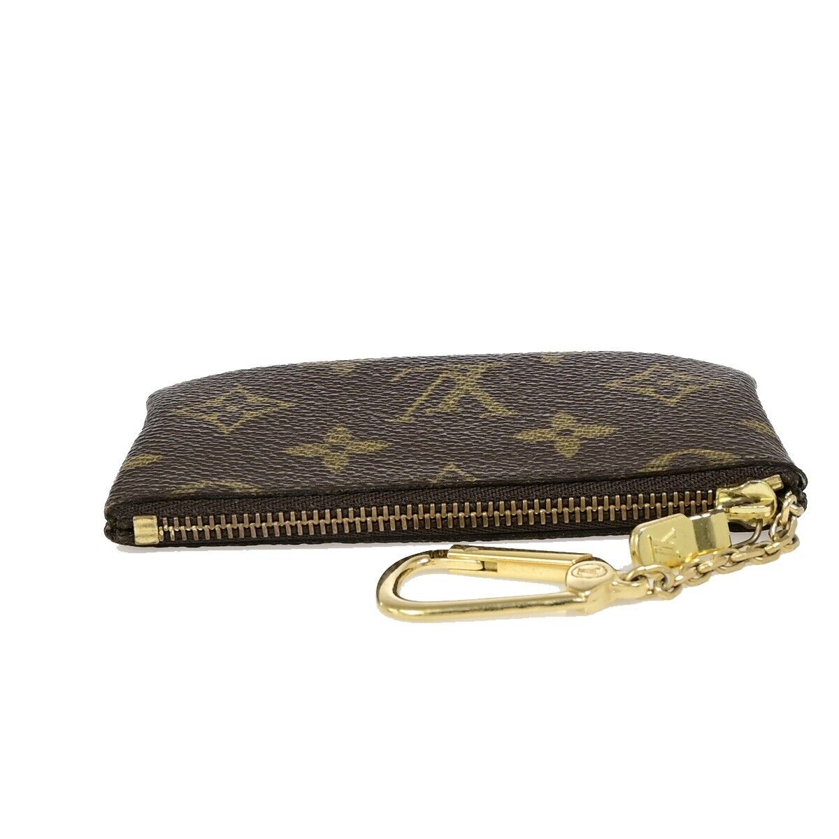 LOUIS VUITTON Pochette Cles Coin Wallet Monogram Leather Brown M62650 65EB803