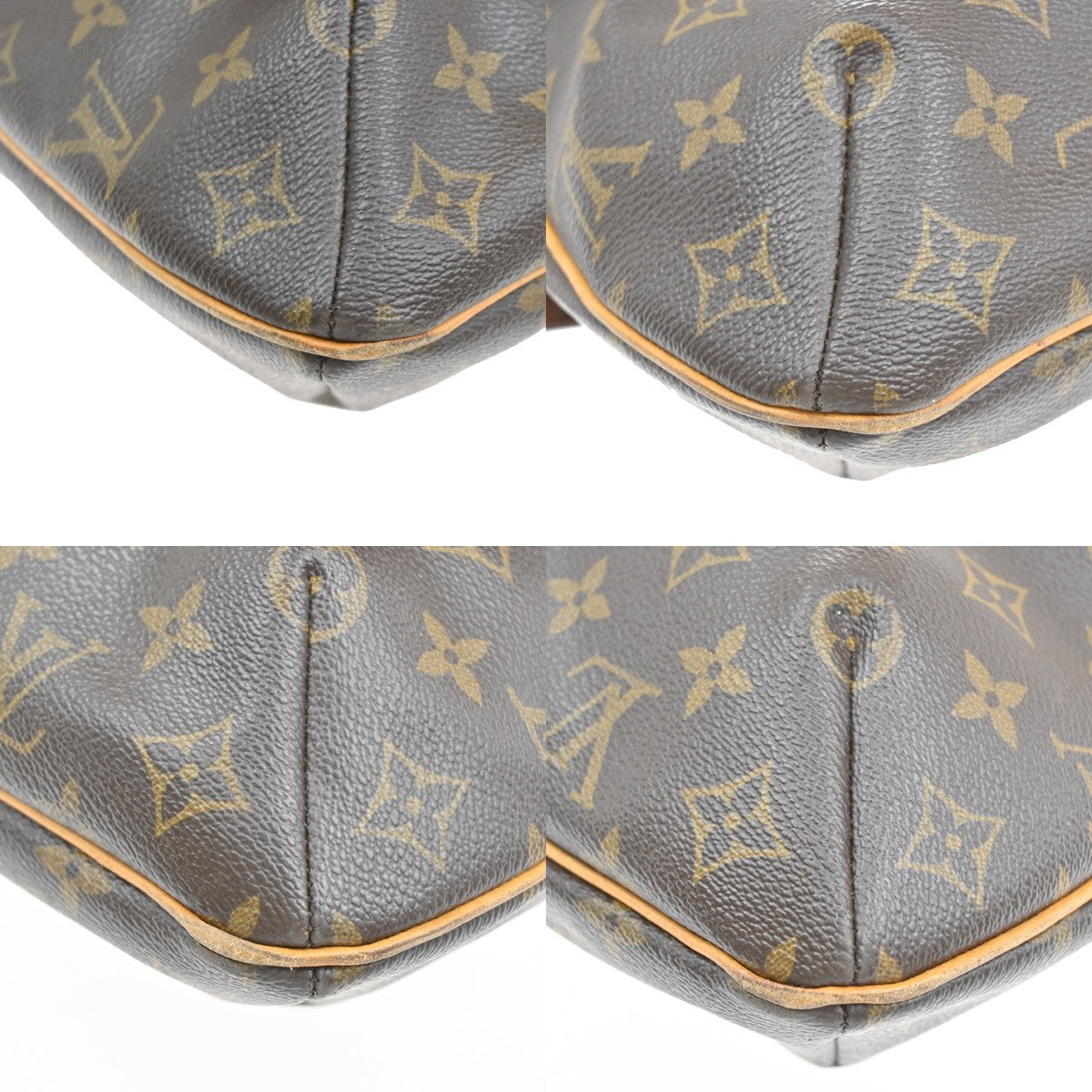 LOUIS VUITTON Musette Shoulder Bag Monogram Leather Brown France M51256 82YH362