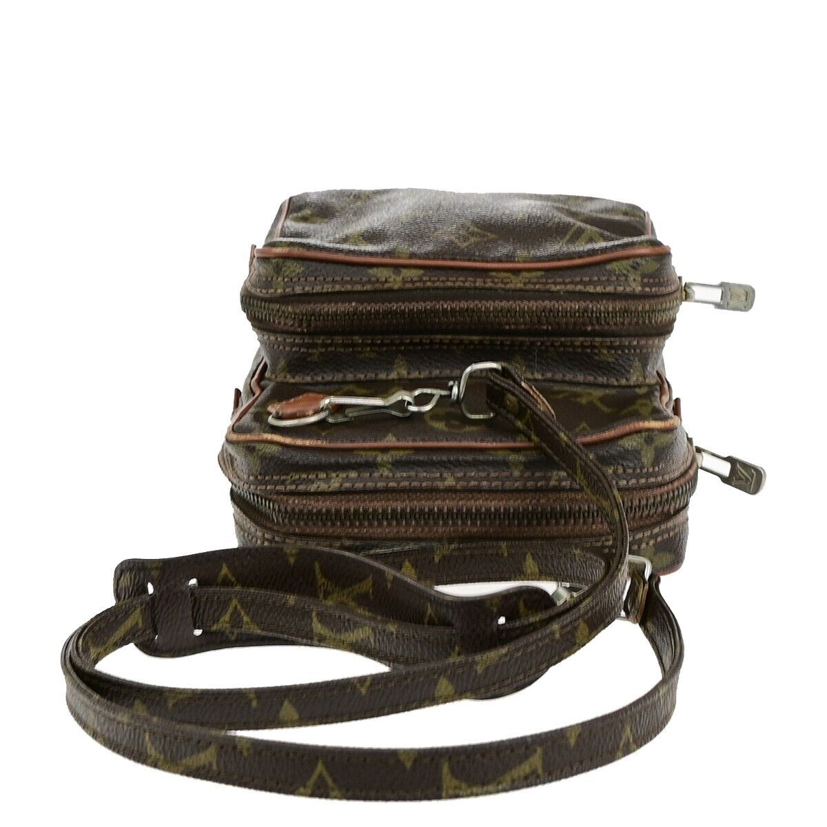 LOUIS VUITTON Mini Amazon Shoulder Bag Monogram Leather Brown M45238 67ED023