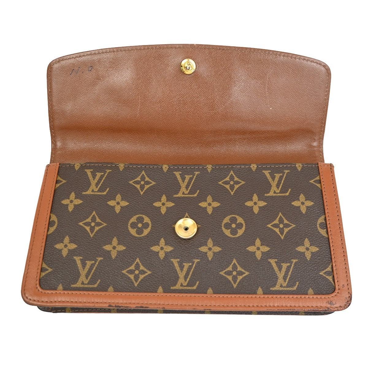 LOUIS VUITTON Pochette Dam PM Clutch Hand Bag Monogram Leather BN M51812 05PA047
