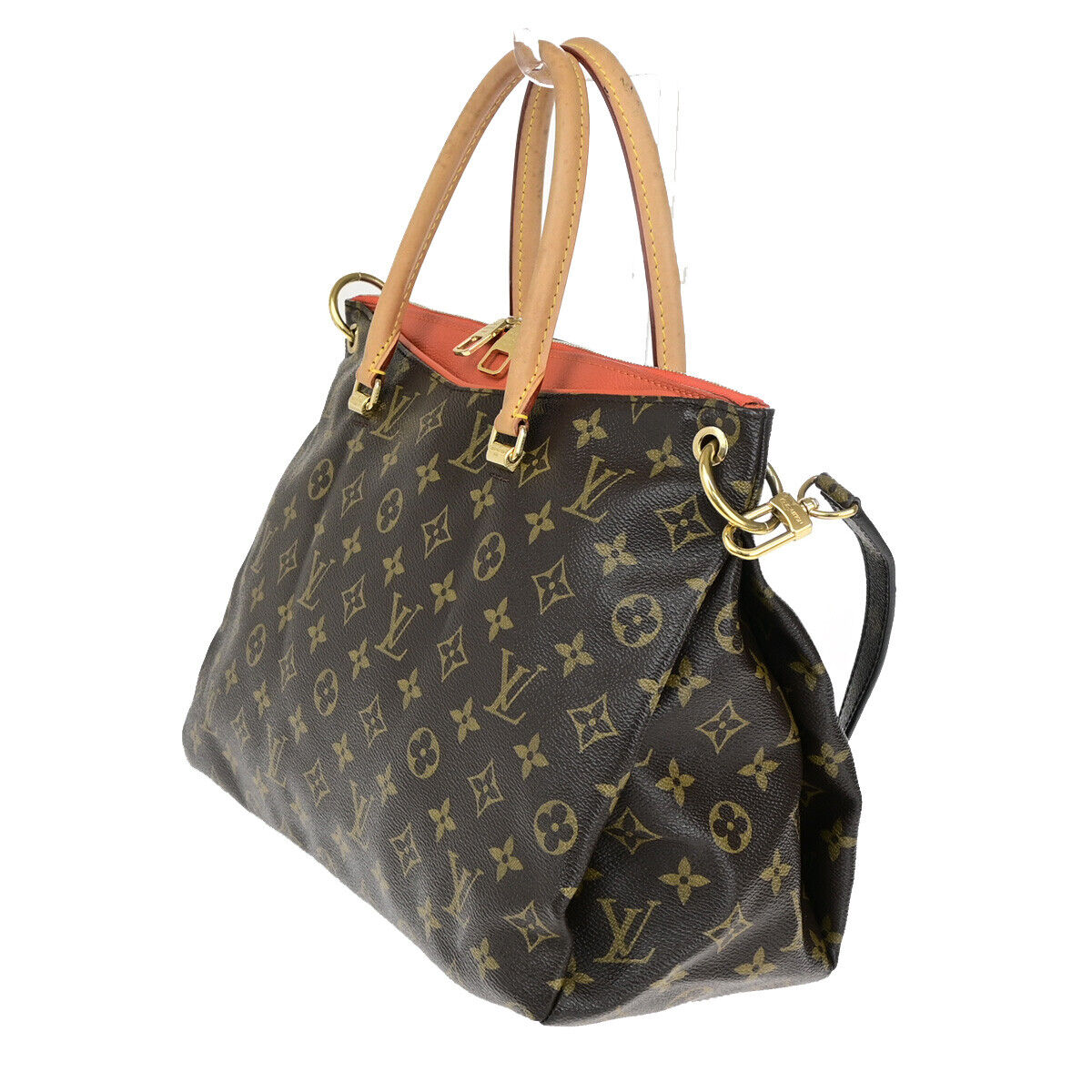 LOUIS VUITTON Pallas 2Way Shoulder Hand Bag Monogram Leather CE M41148 41YF387
