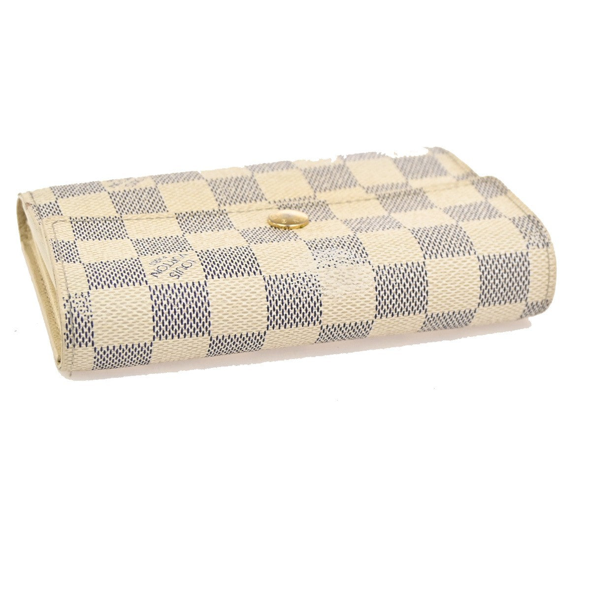 LOUIS VUITTON Portefeiulle Alexandra Wallet Damier Azur Leather N63068 67DA163
