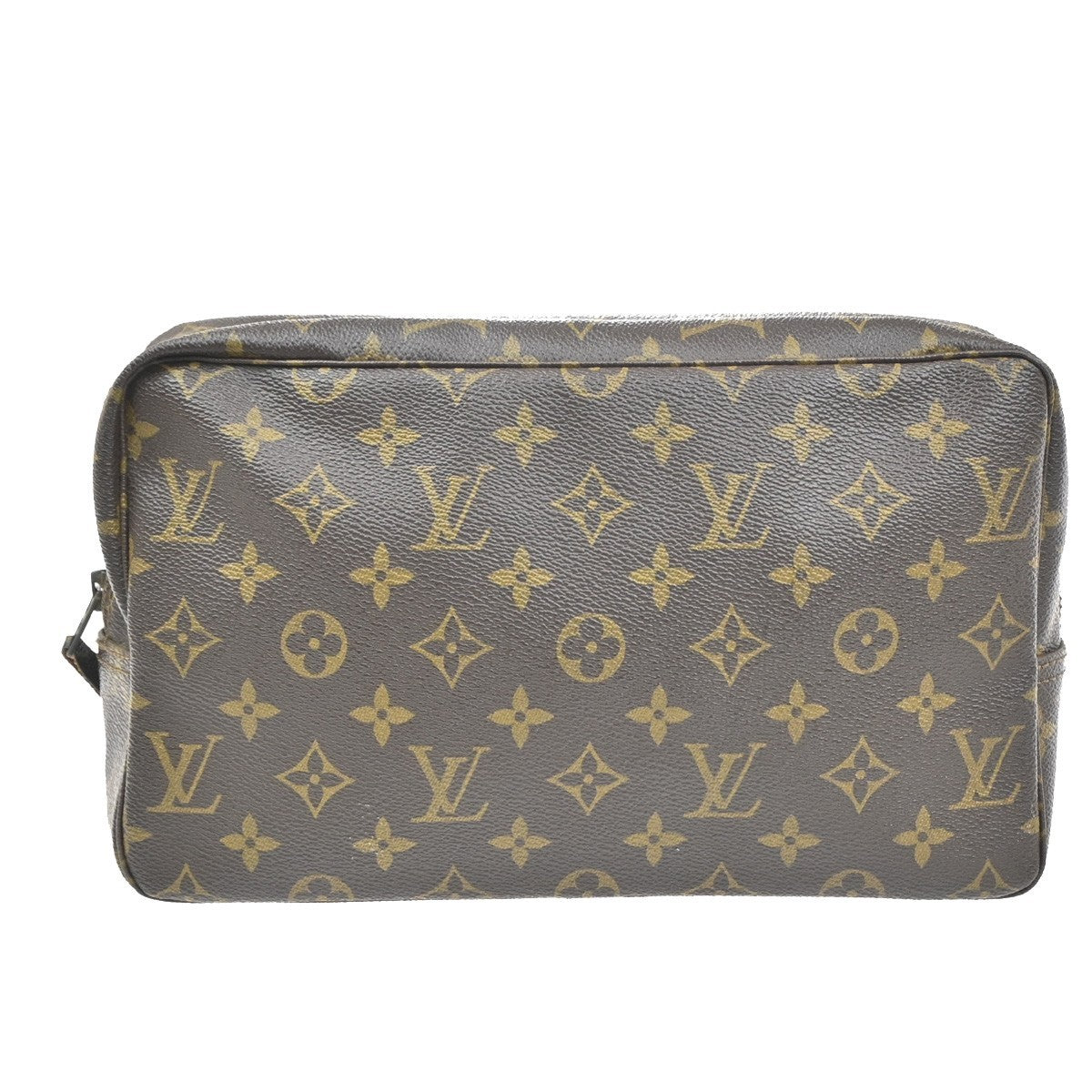 LOUIS VUITTON Trousse Toilette 28 Clutch Hand Bag Monogram Brown M47522 67SA116