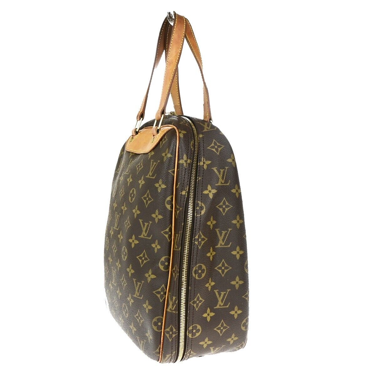 LOUIS VUITTON Excursion Shoes Hand Bag Monogram Leather Brown M41450 64SJ518