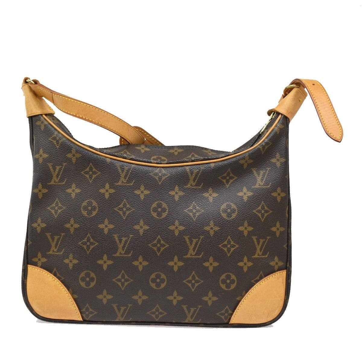 LOUIS VUITTON Boulogne 30 Shoulder Bag Monogram Leather Brown M51265 79DA177