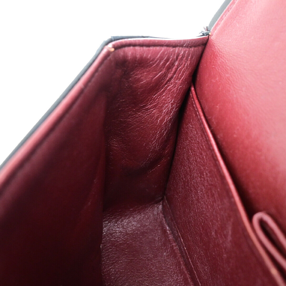 CHANEL CC Matelasse 23 Double Flap Chain Shoulder Bag Leather Black GHW 807RK150