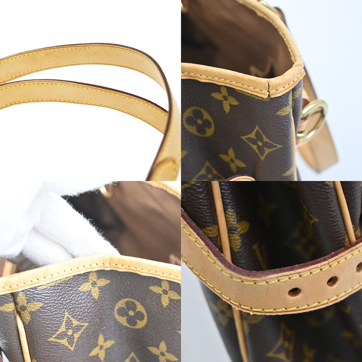 LOUIS VUITTON Batignolles Horizontal Shoulder Bag Monogram Brown M51154 19KC676