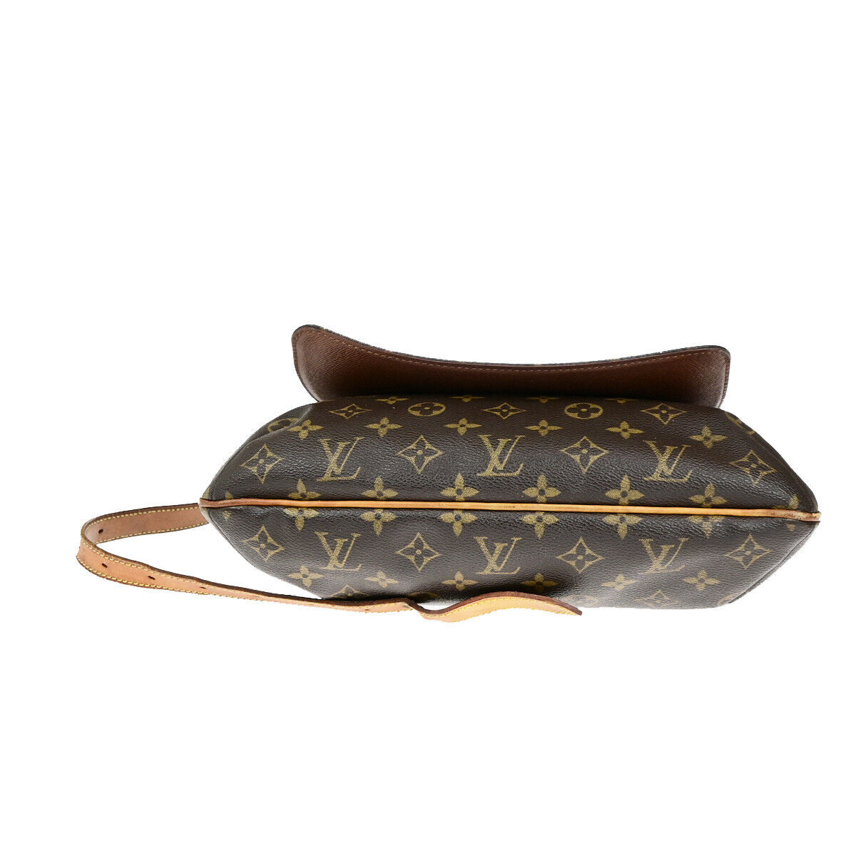 LOUIS VUITTON Musette Shoulder Bag Monogram Leather Brown France M51256 67SJ465
